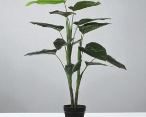 Artificial Philodendron Plant in Black Pot – 100 cm