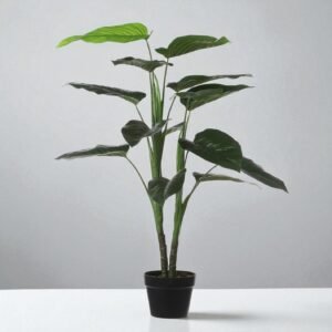 Artificial Philodendron Plant in Black Pot – 100 cm