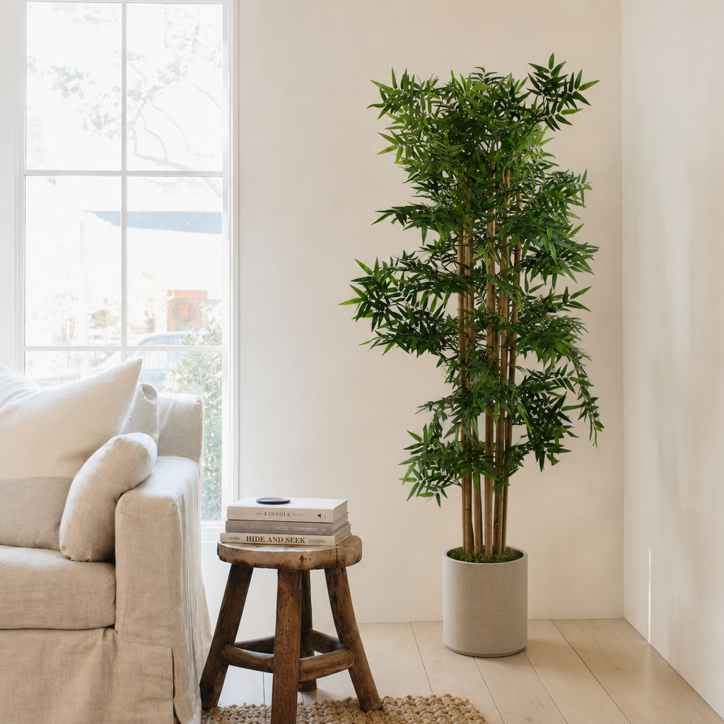 Large Faux Bamboo Plant