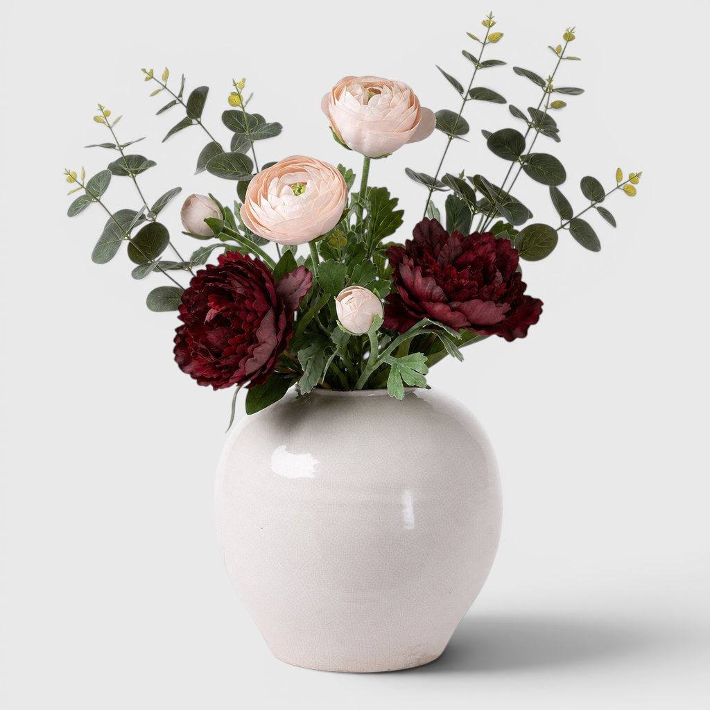 Burgundy & Pink Flower Arrangement