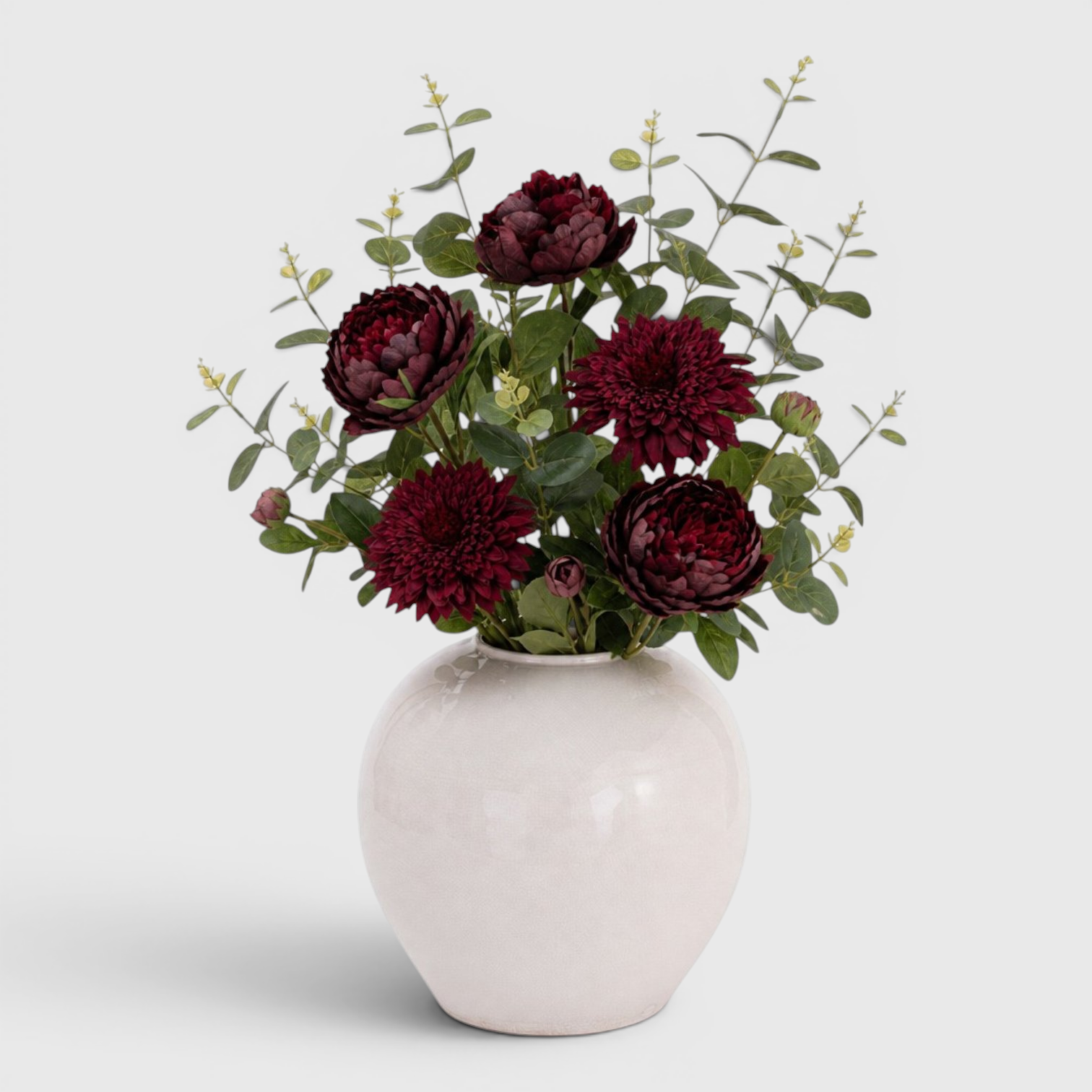 Burgundy Peony & Dahlia Arrangement