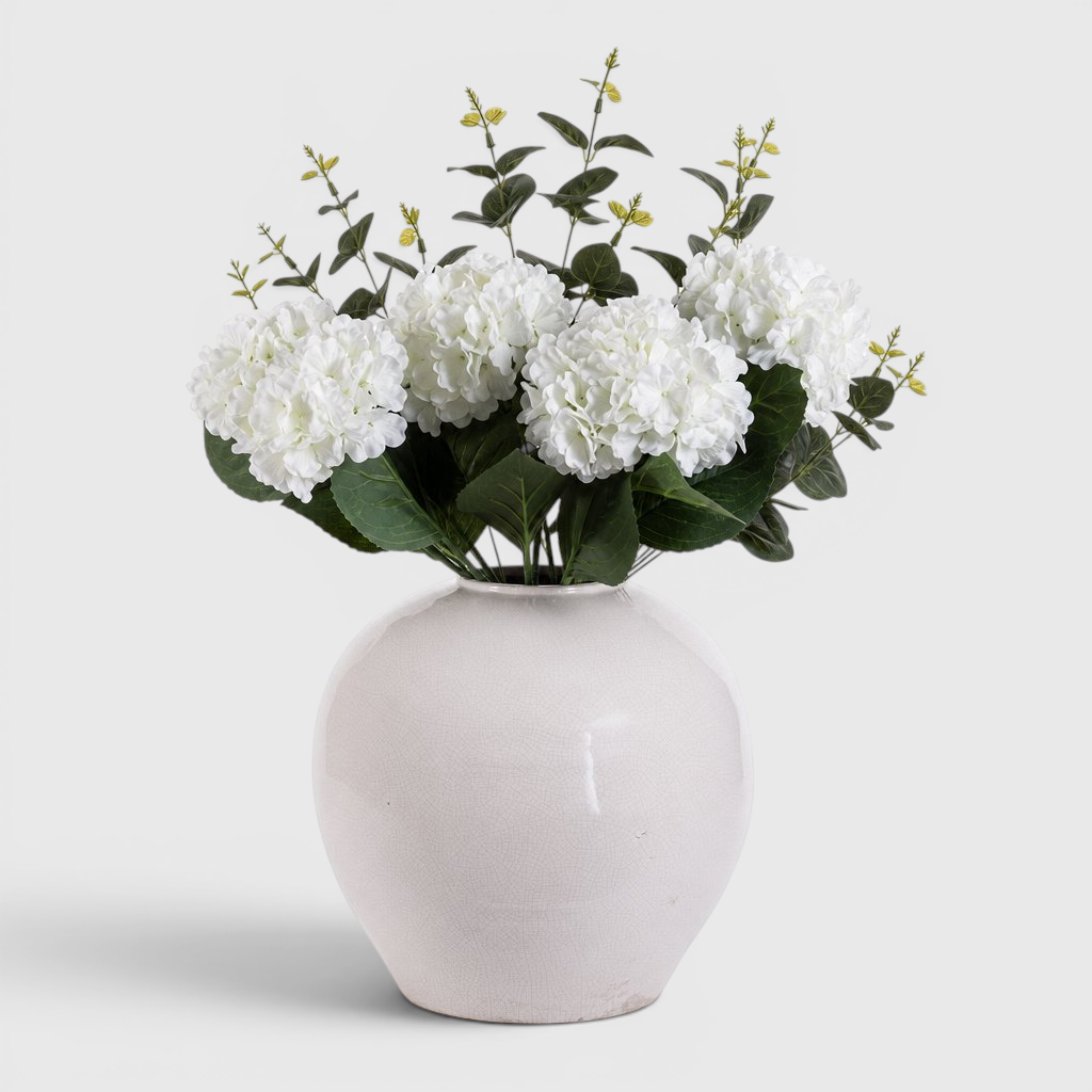 White Hydrangea Arrangement